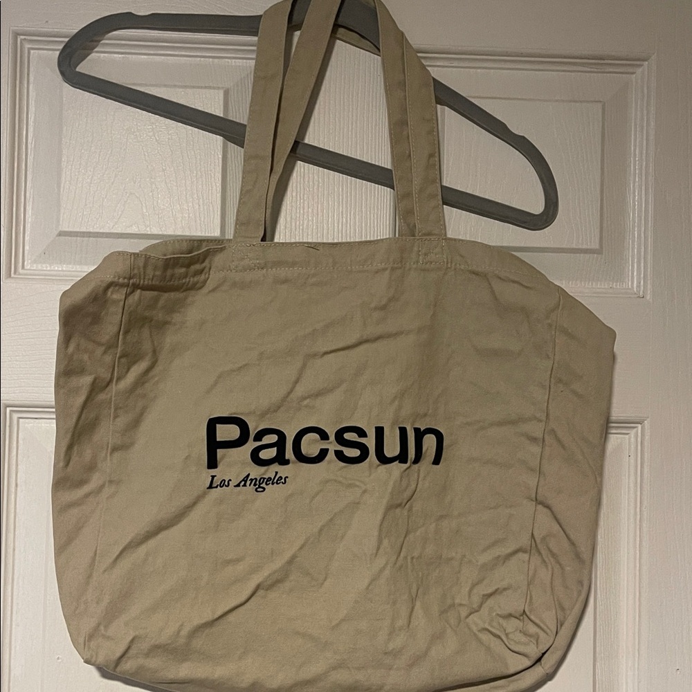 PacSun Khaki Canvas Tote